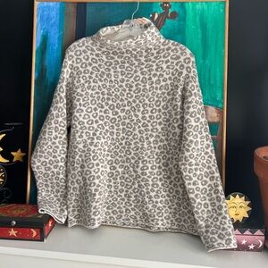 Christian Siriano Tan Cowl Neck Sweater Small